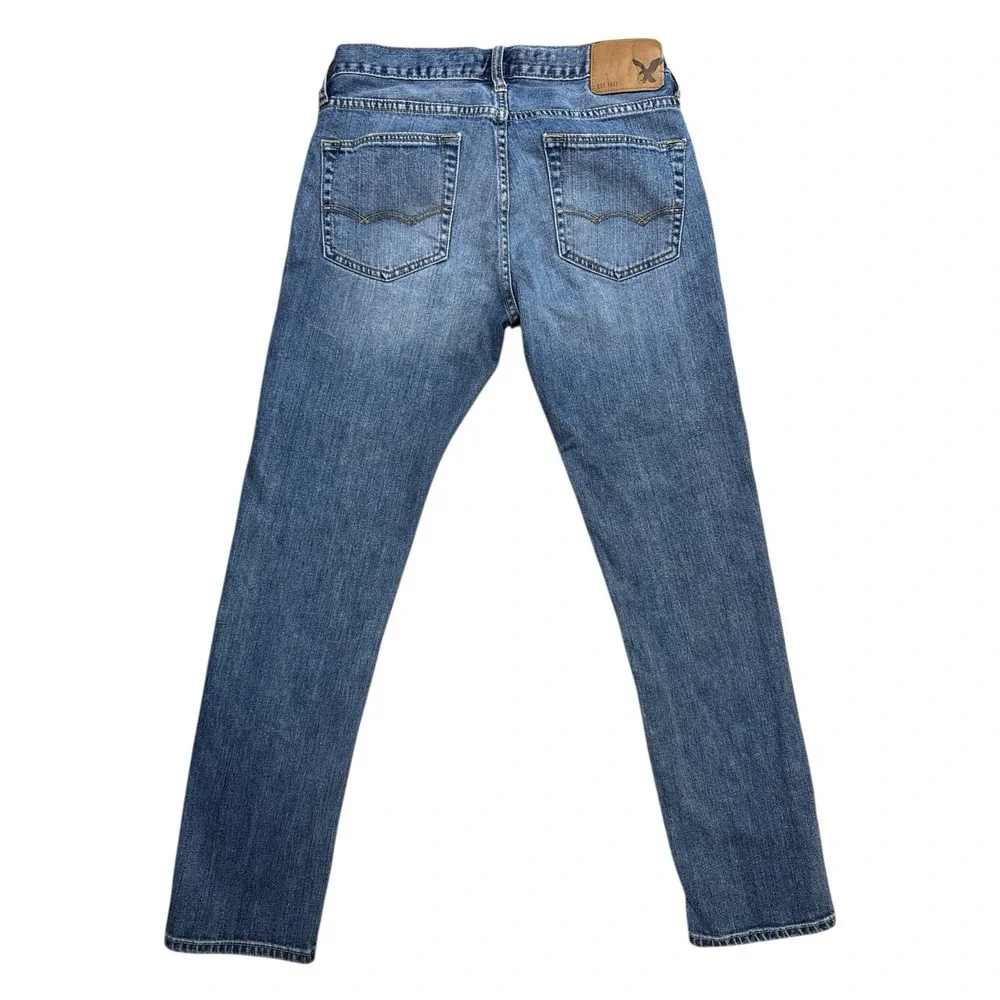 American Eagle Skinny Jeans 29/29‎ Blue Denim Medium Wash Stretch